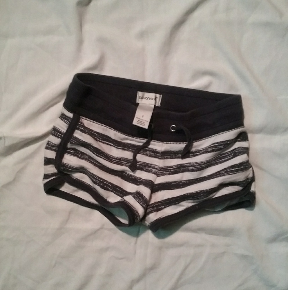 Blue white short shorts perfect for the fourth